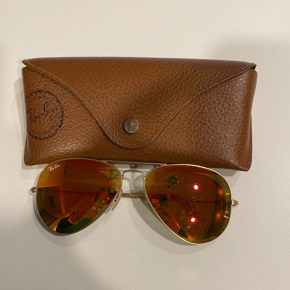 RayBan Aviator Flash Lenses